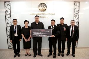 พิธีส่งมอบกล่องบรรจุภัณฑ์อาหารปลอดภัยของ สำนักงาน กสทช. 